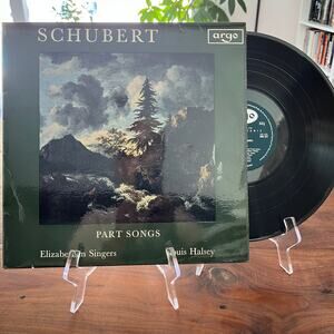 Schubert Part Songs - Elizabethan Singers Vinyl LP 1967 ARGO ZRG 527